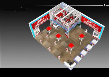信然空壓機PTC展會設(shè)計圖