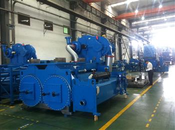 信然離心式壓縮機(jī)在國外研發(fā)并批量生產(chǎn)