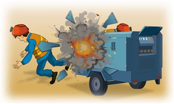 移動(dòng)空壓機(jī)事故的反思