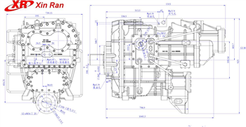 信然柴油移動空壓機螺桿主機（40立方/35公斤）