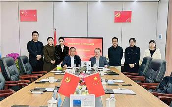 上海信然與阿拉伯聯(lián)合酋長國 INIX GROUP -- F.Z.E 簽訂合作協(xié)議