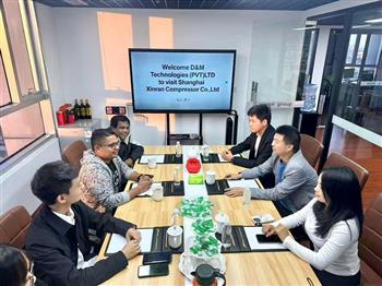 斯里蘭卡（Sri Lanka）代理商出訪信然集團(tuán)第三站：上海信然壓縮機(jī)有限公司